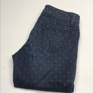 ICONIC GAP 1969 POLKA DOT ALWAYS SKINNY CROP JEANS 4/27x24 ⭐️